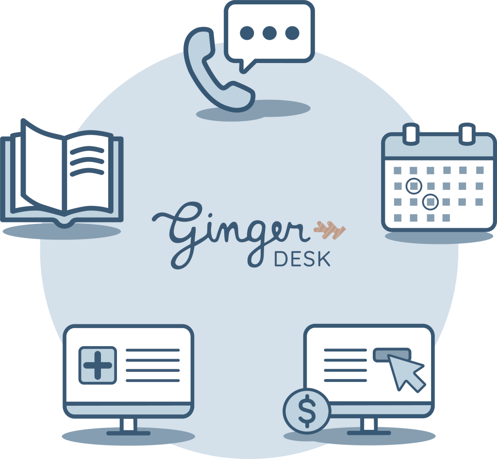 ginger desk tasks icon